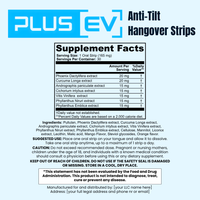 Anti-Tilt Hangover Strips